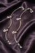 Flora Charm Silver Anklet