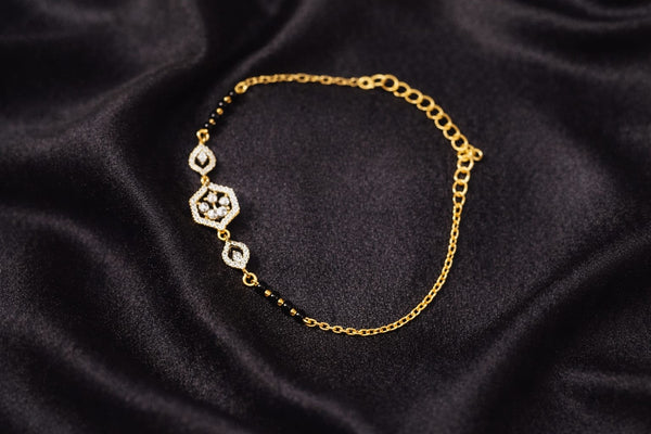 Royal Hexa Bloom Mangalsutra Bracelet