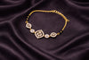 Floral Teardrop Elegance Mangalsutra Bracelet
