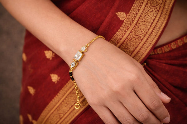 Emerald Royale Mangalsutra Bracelet