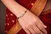 Emerald Halo Royale Mangalsutra Bracelet”
