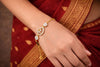 Divine Teardrop Bloom Mangalsutra Bracelet