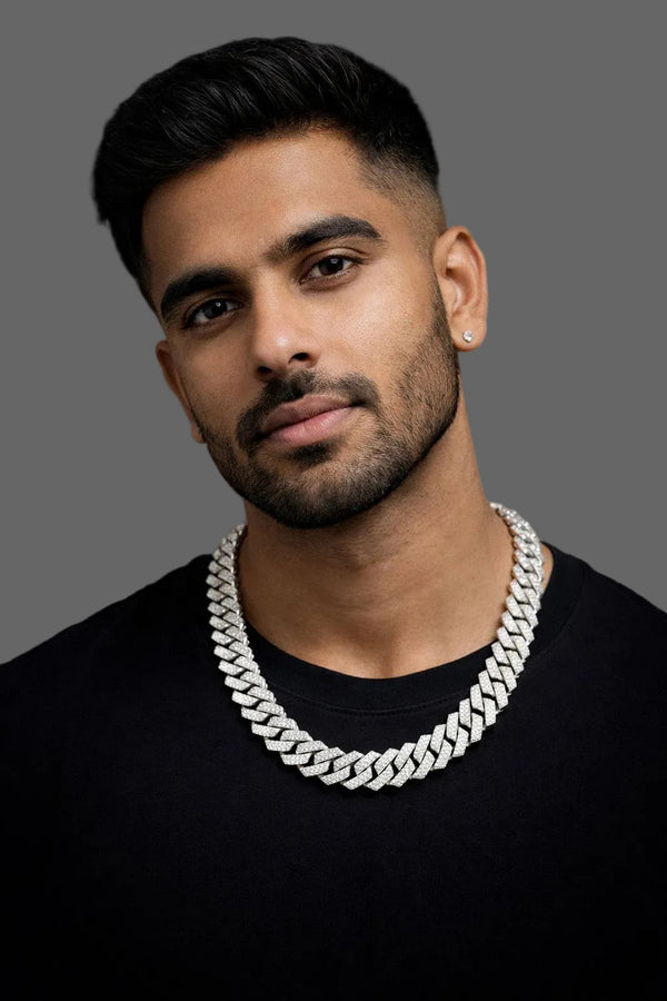 Midnight Luxe Cuban Man Chain
