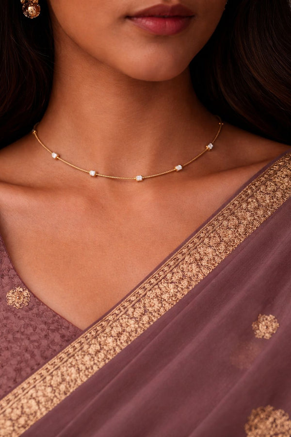 Ivora Pearl Drop Choker
