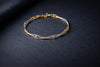 Infinity Weave Gold Bracelet