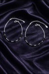 Noir Elegance Beaded Anklet