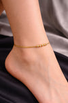 Golden Cluster Charm Anklet