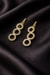 Celestia Circle Drop Earrings