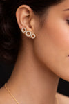 Celestia Circle Drop Earrings