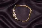 Divine Teardrop Bloom Mangalsutra Bracelet