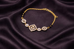 Floral Teardrop Elegance Mangalsutra Bracelet