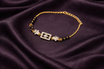 Floral Radiance Square Mangalsutra Bracelet