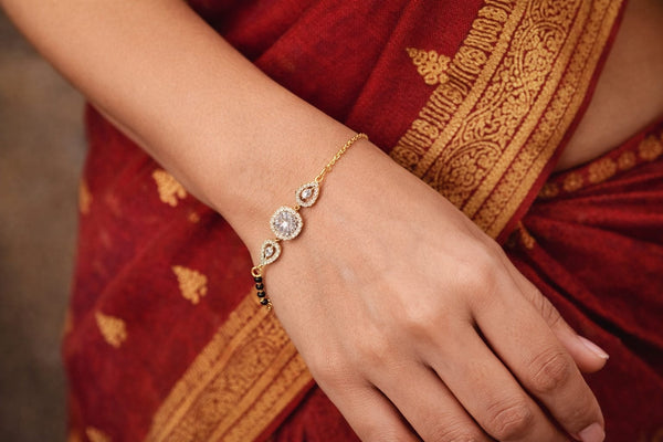 Suhagan Spark Mangalsutra Bracelet