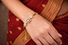 Royal Square Bloom Mangalsutra Bracelet