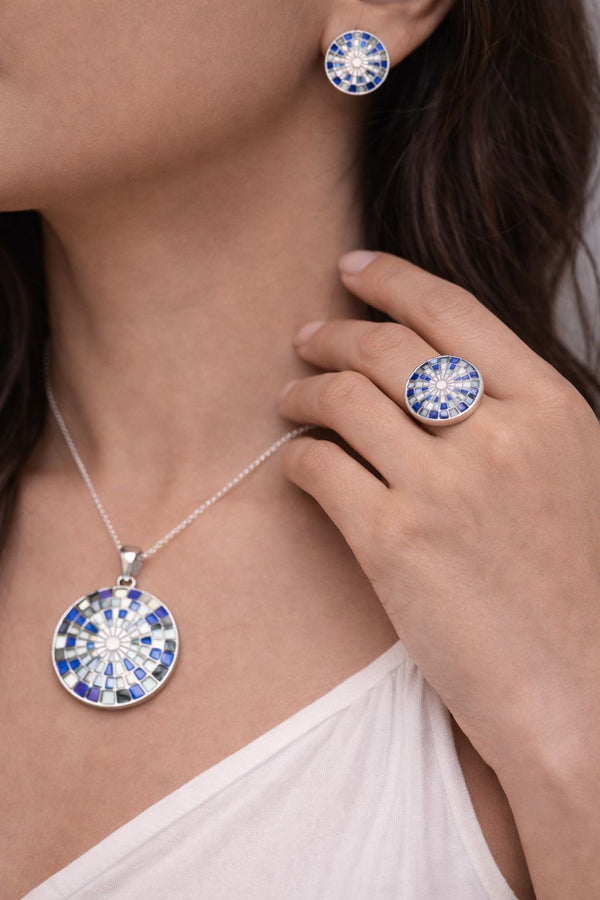 Azure Mosaic Luxe Set