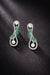 Luxe Emerald Bloom Earrings