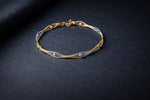 Infinity Weave Gold Bracelet